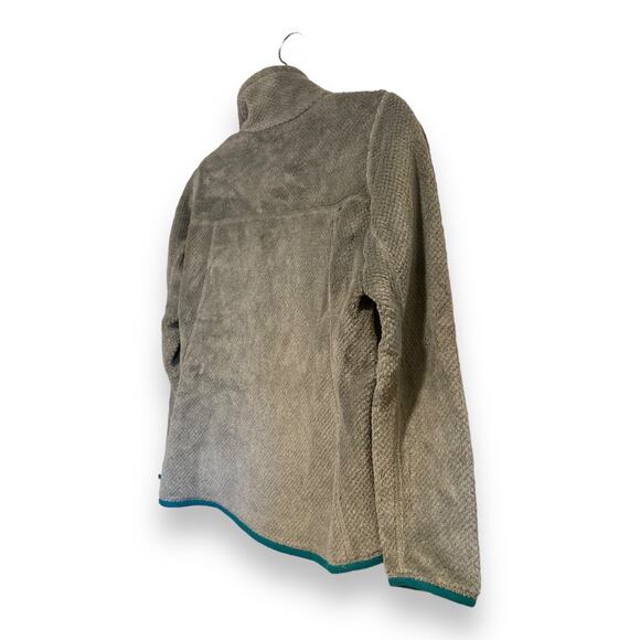 Patagonia Grey Teal Fleece Jacket Womens Sz XS Re-Tool Snap-T Pulloverver Hiking - Picture 3 of 16